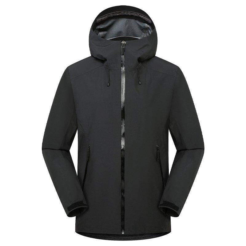 Fernlow Unisex Waterproof Rain Jacket with Underarm Vent Zips