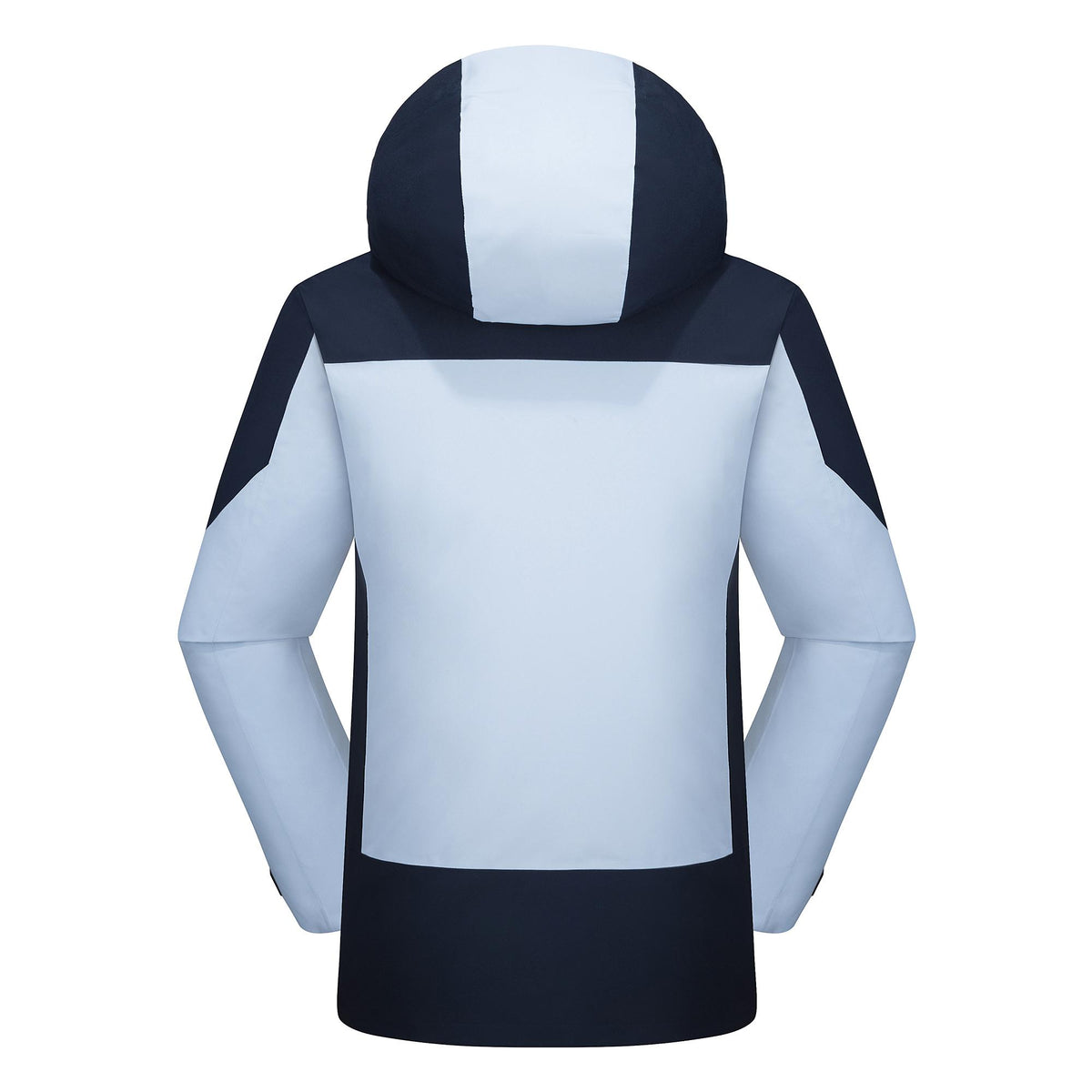 Wave Blue jacket back view on a white background